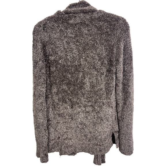 Vintage Heirloom Collectibles Small Brown Fuzzy Sweater with Built In Scarf - Picture 2 of 3